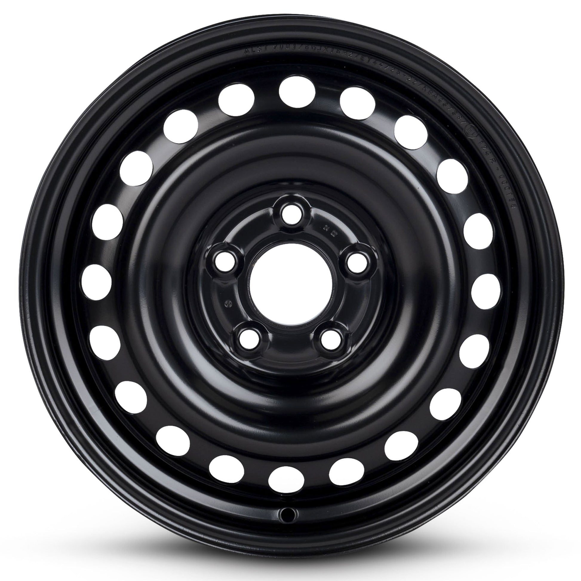 For 2011-2013 Hyundai Sonata 16 Inch Painted Black Rim - OE Direct Replacement - Road Ready Car Wheel