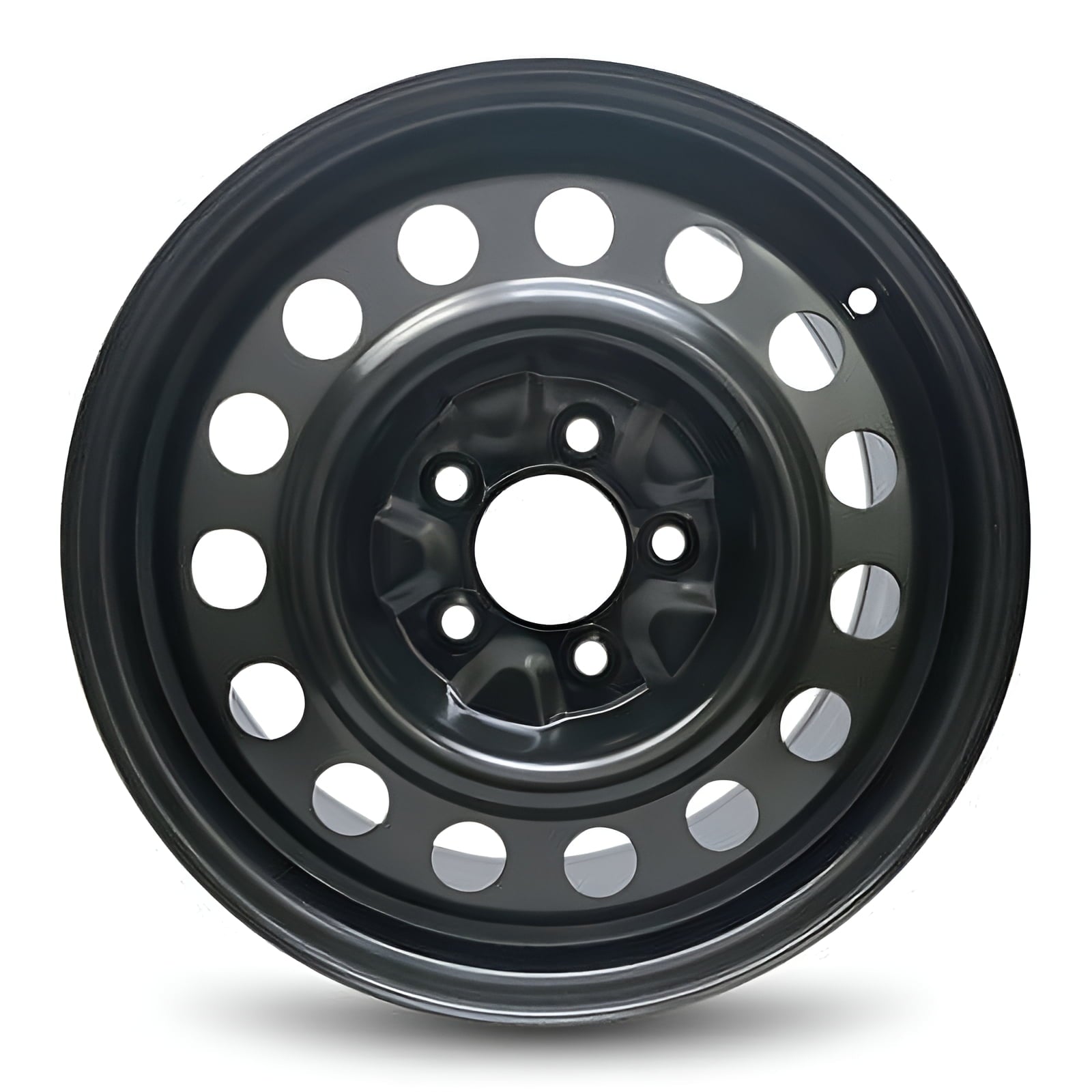 For 2011-2017 Hyundai Elantra 16 Inch Painted Black Rim - OE Direct Replacement