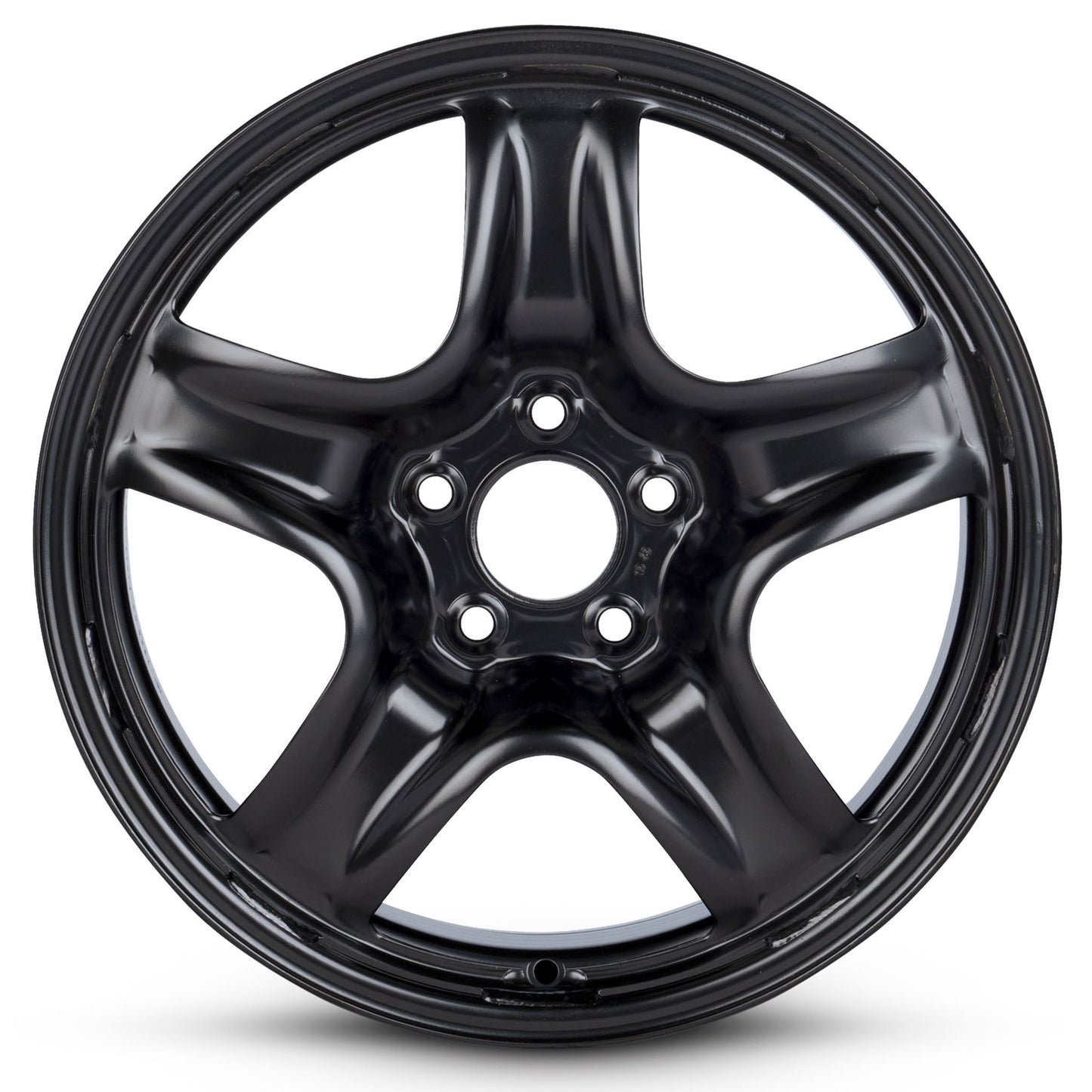 For 2012-2016 Dodge Dart 17 Inch Painted Black Rim - OE Direct Replacement - Road Ready Car Wheel