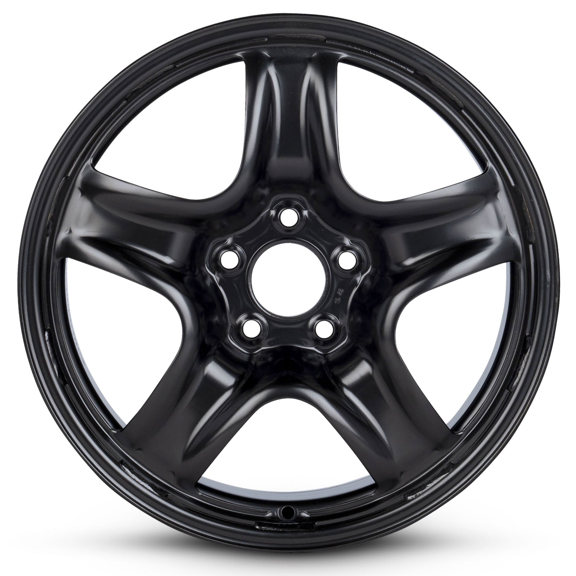 For 2012-2016 Dodge Dart 17 Inch Painted Black Rim - OE Direct Replacement - Road Ready Car Wheel
