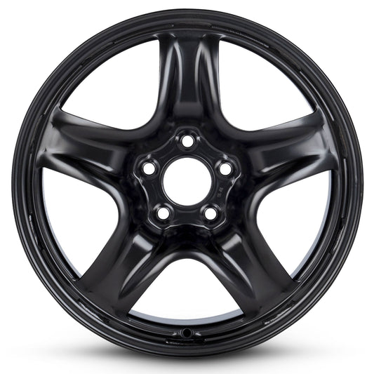 For 2012-2016 Dodge Dart 17 Inch Painted Black Rim - OE Direct Replacement - Road Ready Car Wheel