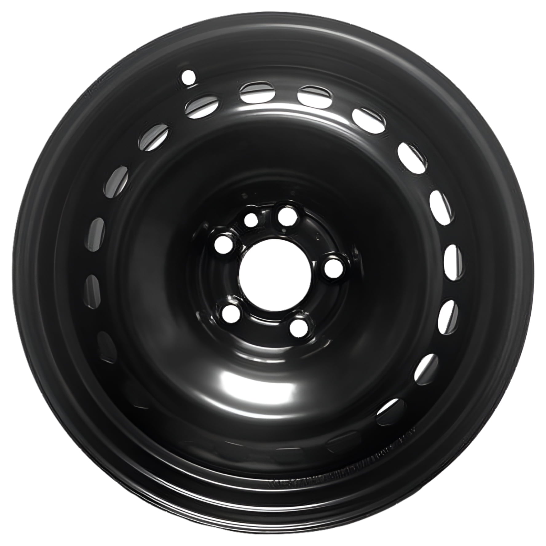 For 2013-2016 Dodge Dart 16 Inch Painted Black Rim - OE Direct Replacement - Road Ready Car Wheel