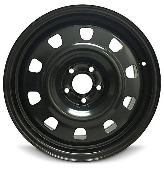 For 2013-2016 Dodge Dart 17 Inch Painted Black Rim - OE Direct Replacement - Road Ready Car Wheel