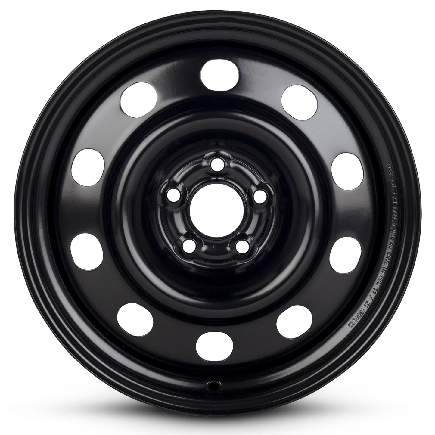 For 2013-2018 Ford Focus 17 Inch Painted Black Rim - OE Direct Replacement - Road Ready Car Wheel