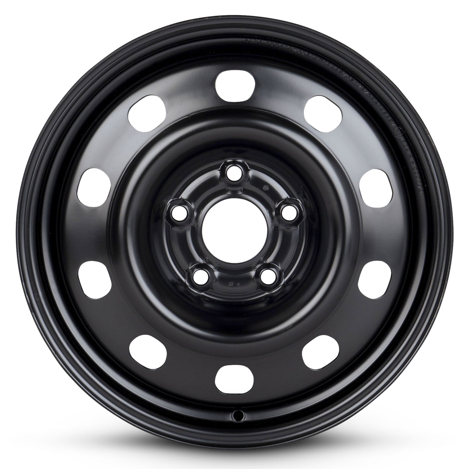 For 2013-2020 Dodge Journey 17 Inch Painted Black Rim - OE Direct Replacement - Road Ready Car Wheel