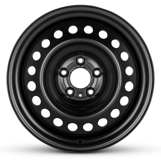 For 2013-2024 Nissan Sentra 17 Inch Painted Black Steel - New OEM Rim - Road Ready Car Wheel