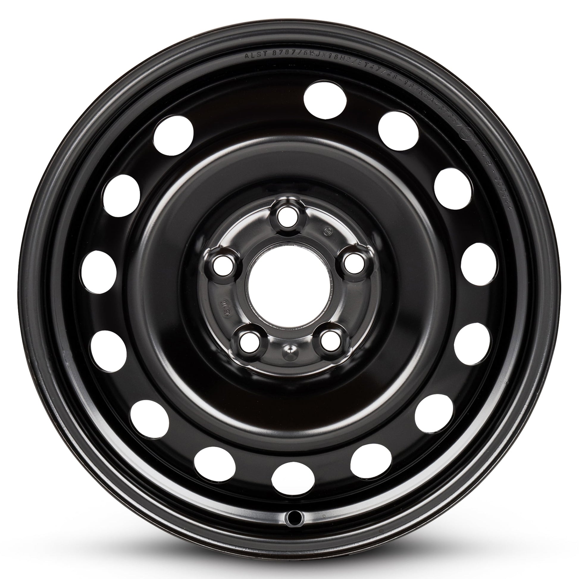 For 2014-2019 Kia Soul 16 Inch Painted Black Rim - OE Direct Replacement - Road Ready Car Wheel