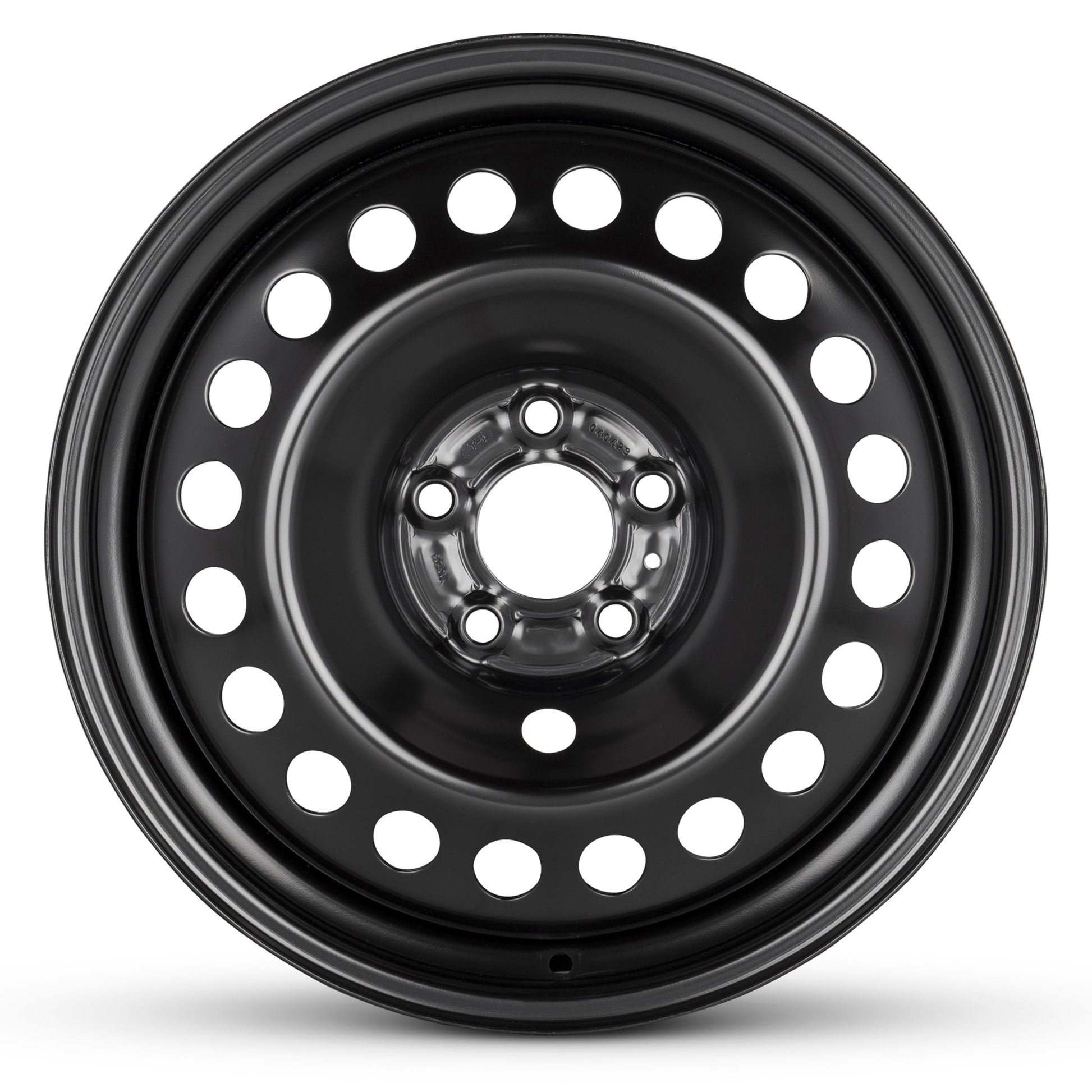 For 2014-2023 Jeep Cherokee 17 Inch Painted Black Steel - New OEM Rim - Road Ready Car Wheel