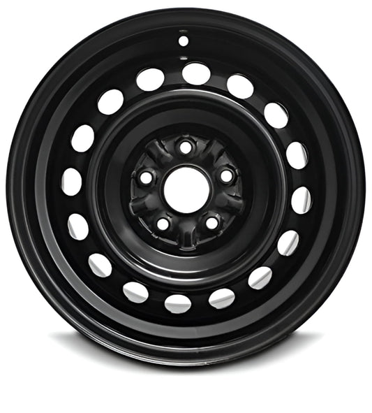 For 2015-2017 Toyota Camry 16 Inch Painted Black Rim - OE Direct Replacement - Road Ready Car Wheel