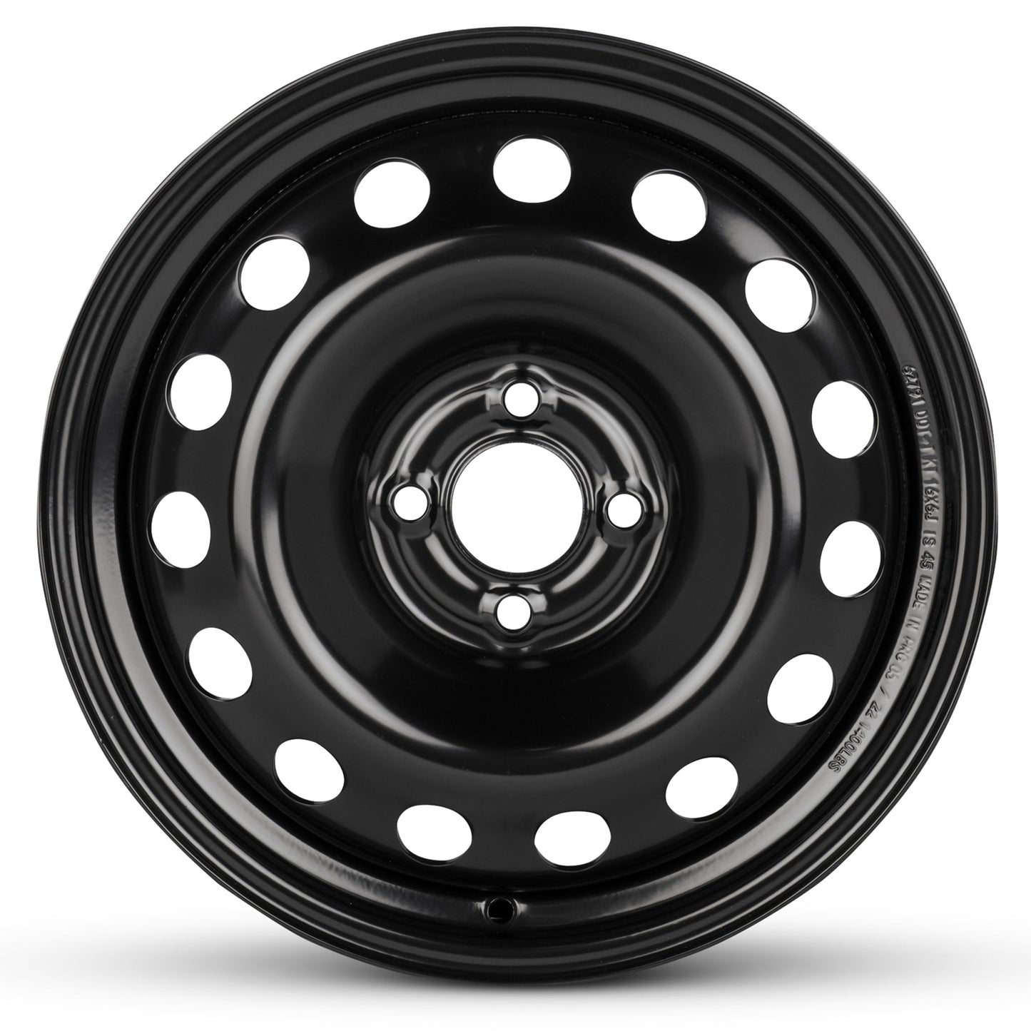 For 2018-2024 Nissan Kicks 16 Inch Painted Black Rim - OE Direct Replacement - Road Ready Car Wheel