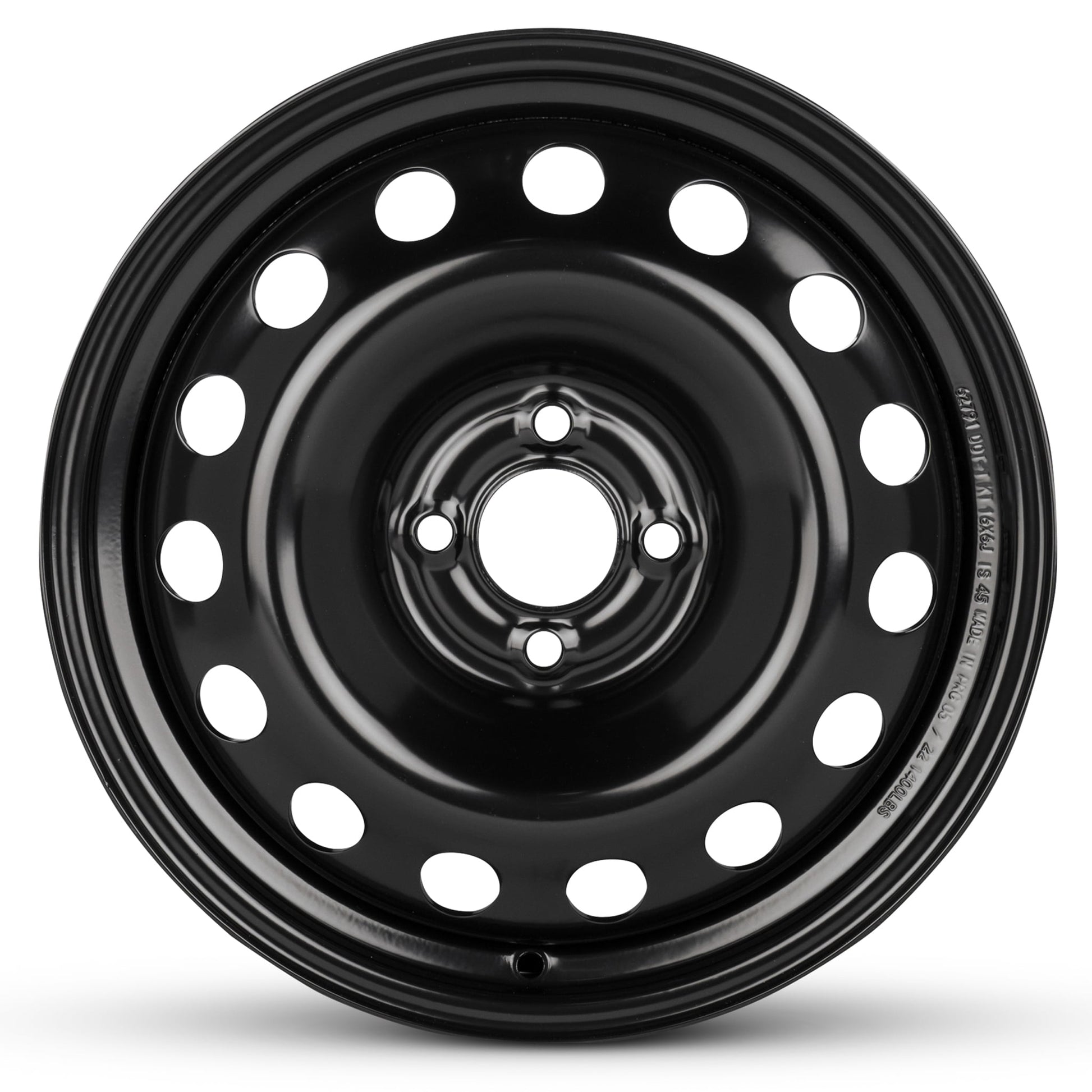 For 2018-2024 Nissan Kicks 16 Inch Painted Black Rim - OE Direct Replacement - Road Ready Car Wheel