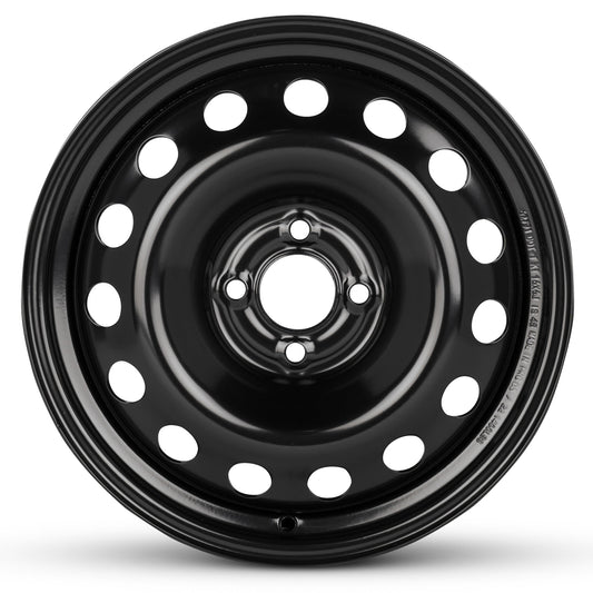 For 2018-2024 Nissan Kicks 16 Inch Painted Black Rim - OE Direct Replacement - Road Ready Car Wheel