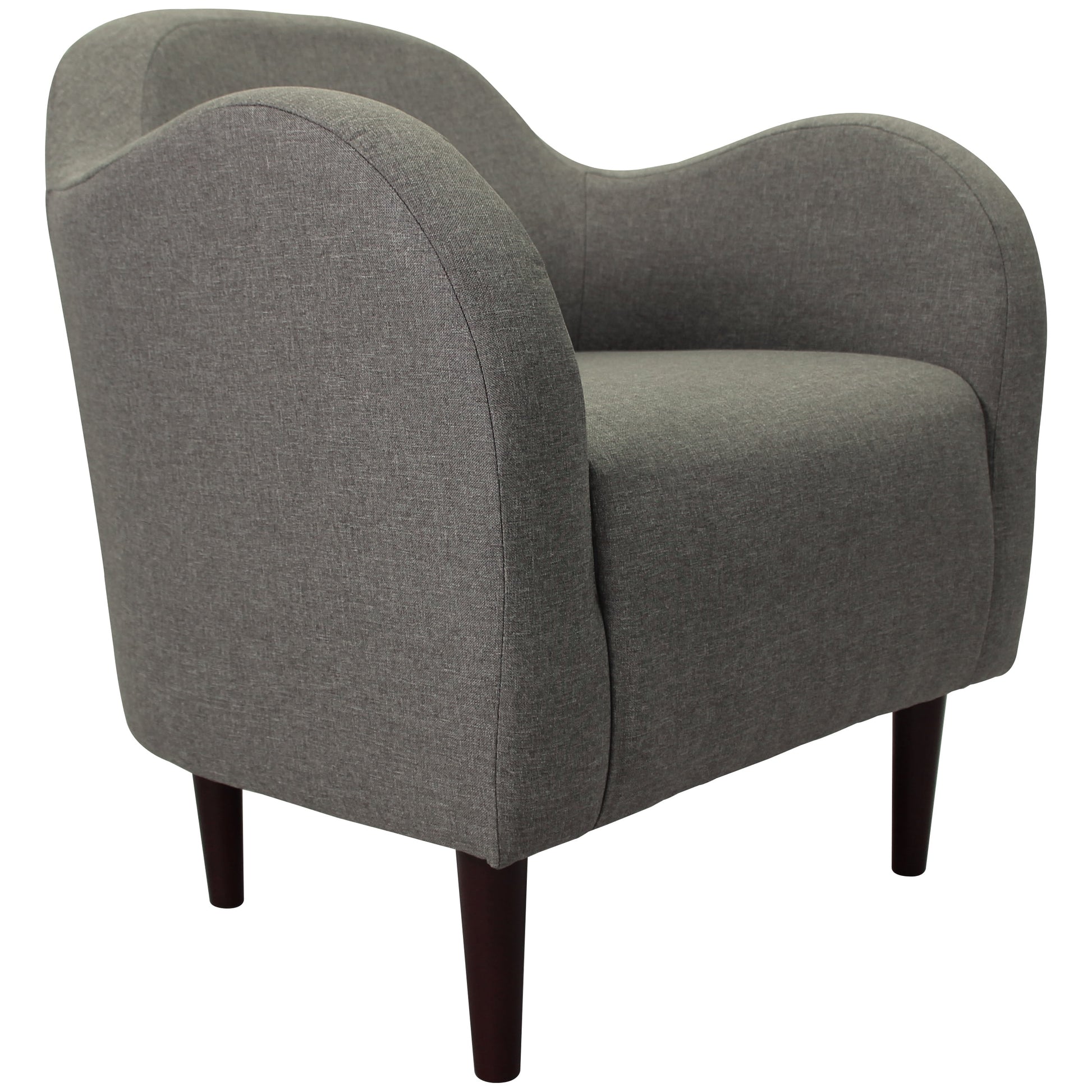Fox Hill Trading Julian Mid-Century Accent Chair, Quartz
