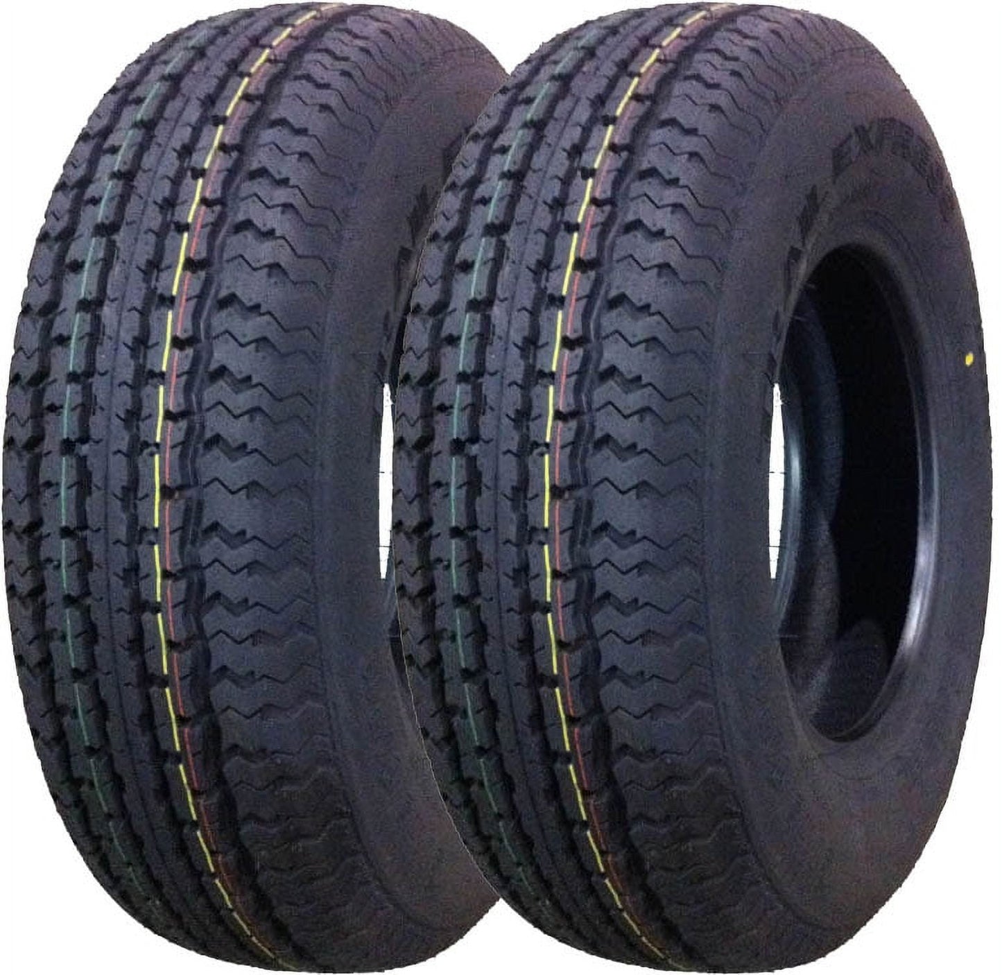 Free Country New Premium Trailer Tires ST175 80R13 Radial, Set 2