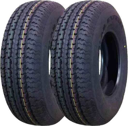 Free Country New Premium Trailer Tires ST175 80R13 Radial, Set 2