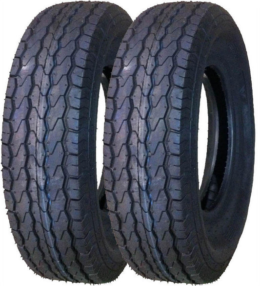 Free Country New Trailer Tires ST 205/75D14 6 Ply - 11020, Set of 2