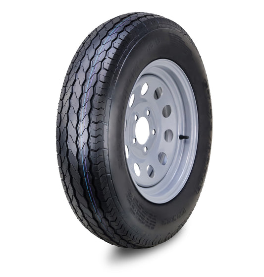 Free Country Trailer Tire Wheel Assembly ST175/80D13 6-Ply C 91L 5 Lug on 4.5" PCD Silver Mod Rim