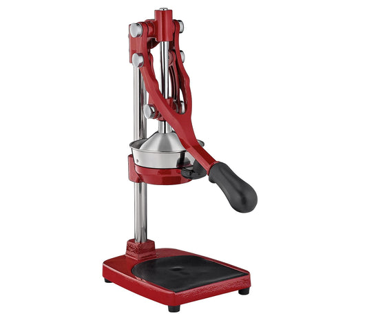 Cilio All-Purpose Commercial Grade Manual Pomegranate, Citrus Juicer, Extractor, and Juice Press (Red)