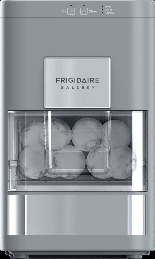 Frigidaire Gallery Artisinal Clear Sphere Ice Maker, Touch Control, Grey, EFIC242-GREY