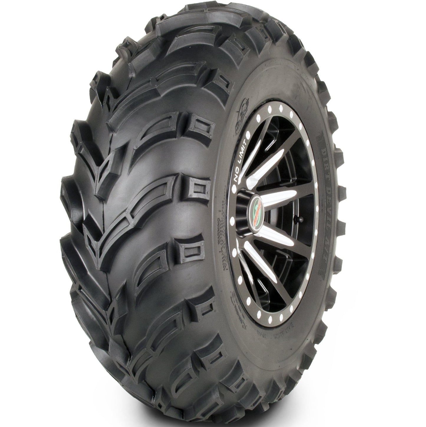 GBC Dirt Devil 24X11.00-10 6-Ply Rated All Terrain ATV Tire