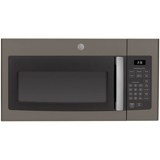 GE 30 inch OvertheRange Microwave Oven OnOff & 2Speed 300 CFM Venting in Slate