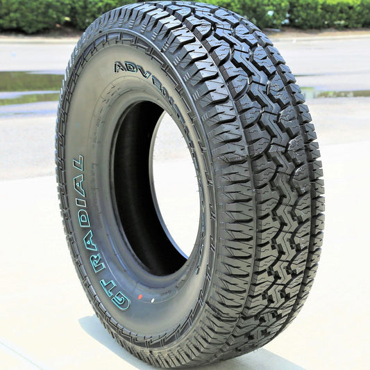 GT Radial Adventuro AT3 All Terrain LT265/75R16 123/120S E Light Truck Tire Fits: 1996-99 Chevrolet Tahoe Base, 2000-02 Dodge Ram 2500 Base