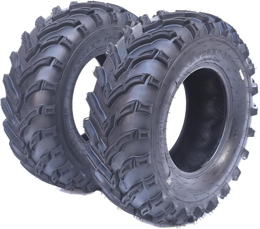 Garvee Tires,2pcs,ATV All Terrain Vehicle Tires, Rubber,ATV UTV Trail Sand Mud Off-Road Tires,AT26x9-12-6PR TL MARS