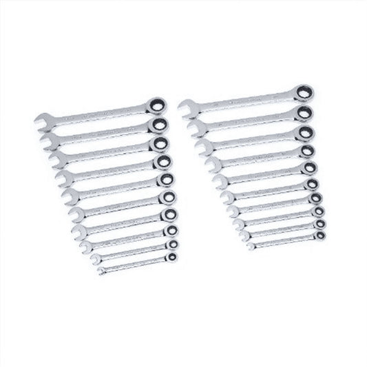 GearWrench 20-Piece Ratcheting Wrench Set, SAE and Metric # 35720