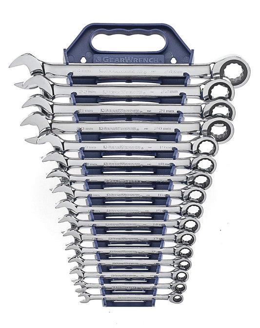 GearWrench 9416 16-Piece Metric Master Ratcheting Wrench Set