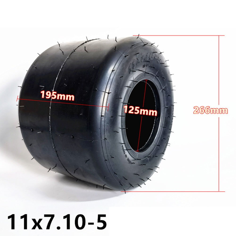 Go Kart Tires 10X4.50-5 11X7.10-5 Competitive Kart Front and Rear Tubeless Tires