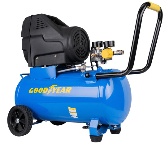 Goodyear 8 Gallon 150 PSI Oil Free Portable Horizontal Electric Air Compressor