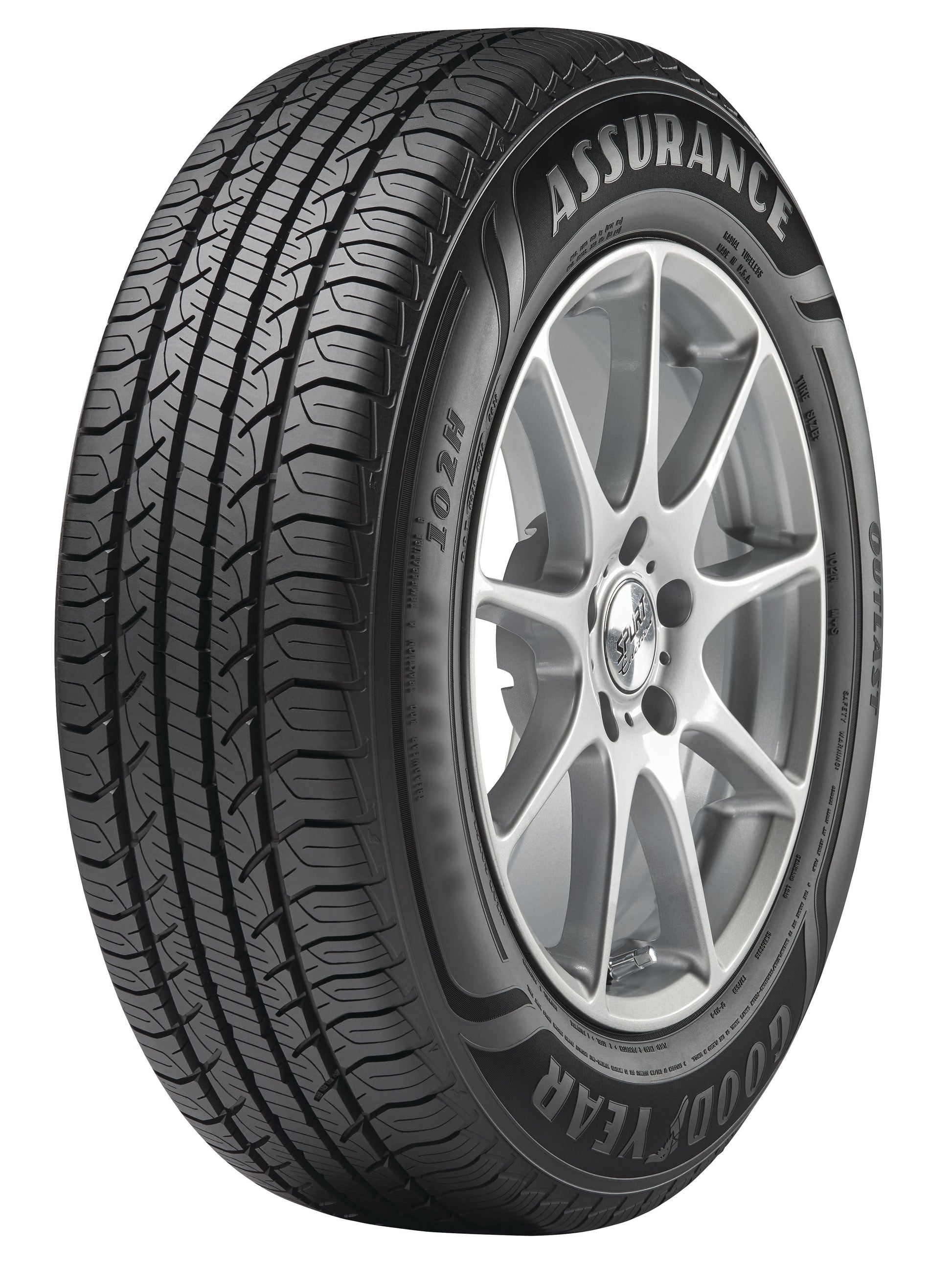 Goodyear Assurance Outlast 235/55R18 100V All-Season Tire Fits: 2010-16 Chevrolet Equinox LTZ, 2017 Chevrolet Equinox LT