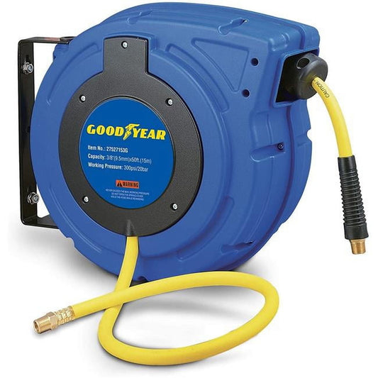 Goodyear TRI-GUR009 0.37 in. x 65 ft. Retractable Air-Hose Reel