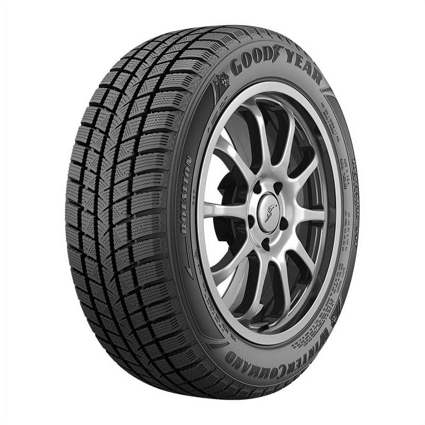 Goodyear Winter Command Ultra Winter P215/45R17 91H XL Passenger Tire Fits: 2009-11 Ford Focus SES, 2014-18 Kia Forte EX