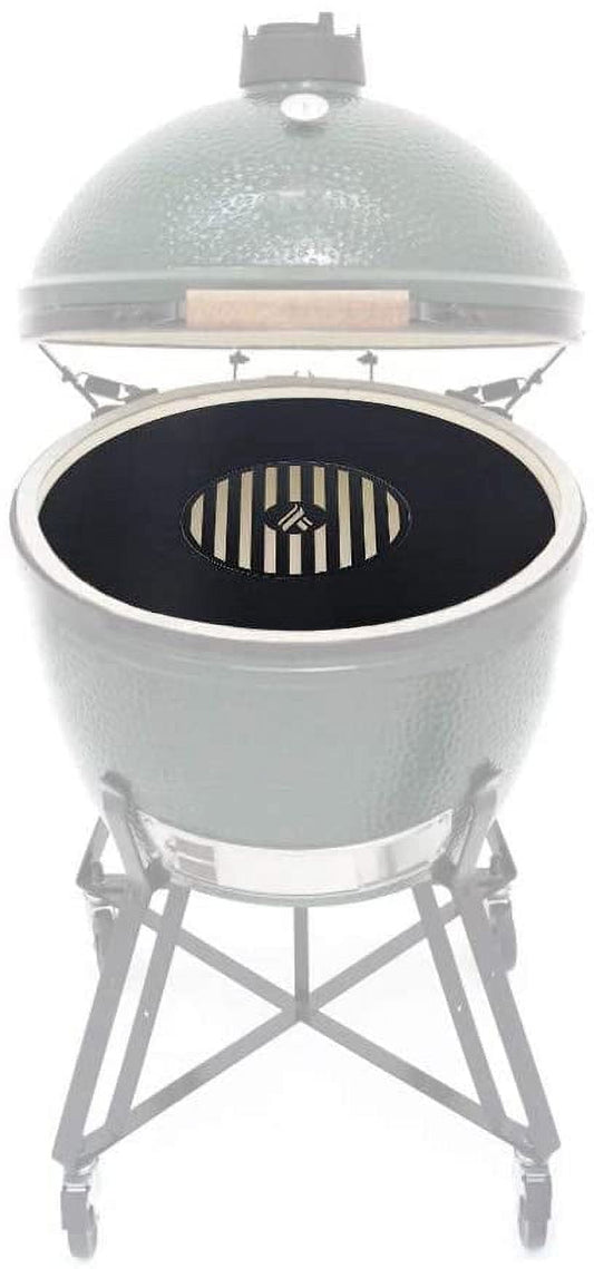 Green Egg Style / Kamado Style Griddle With Grill Grate Combination Insert by Arteflame Outdoor Grills