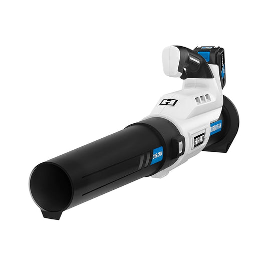 HART 20-Volt Brushless 110 mph at 350 CFM Turbo Fan Blower Kit, (1) 4.0Ah Lithium-Ion Battery