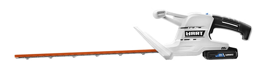 HART 20 Volt Cordless 18 inch Hedge Trimmer Kit, (1) 2.0Ah Lithium-Ion Battery