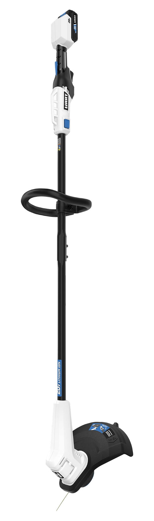 HART 20V Cordless 13" String Trimmer Kit, (1) 2.0 Ah Lithium-Ion Battery