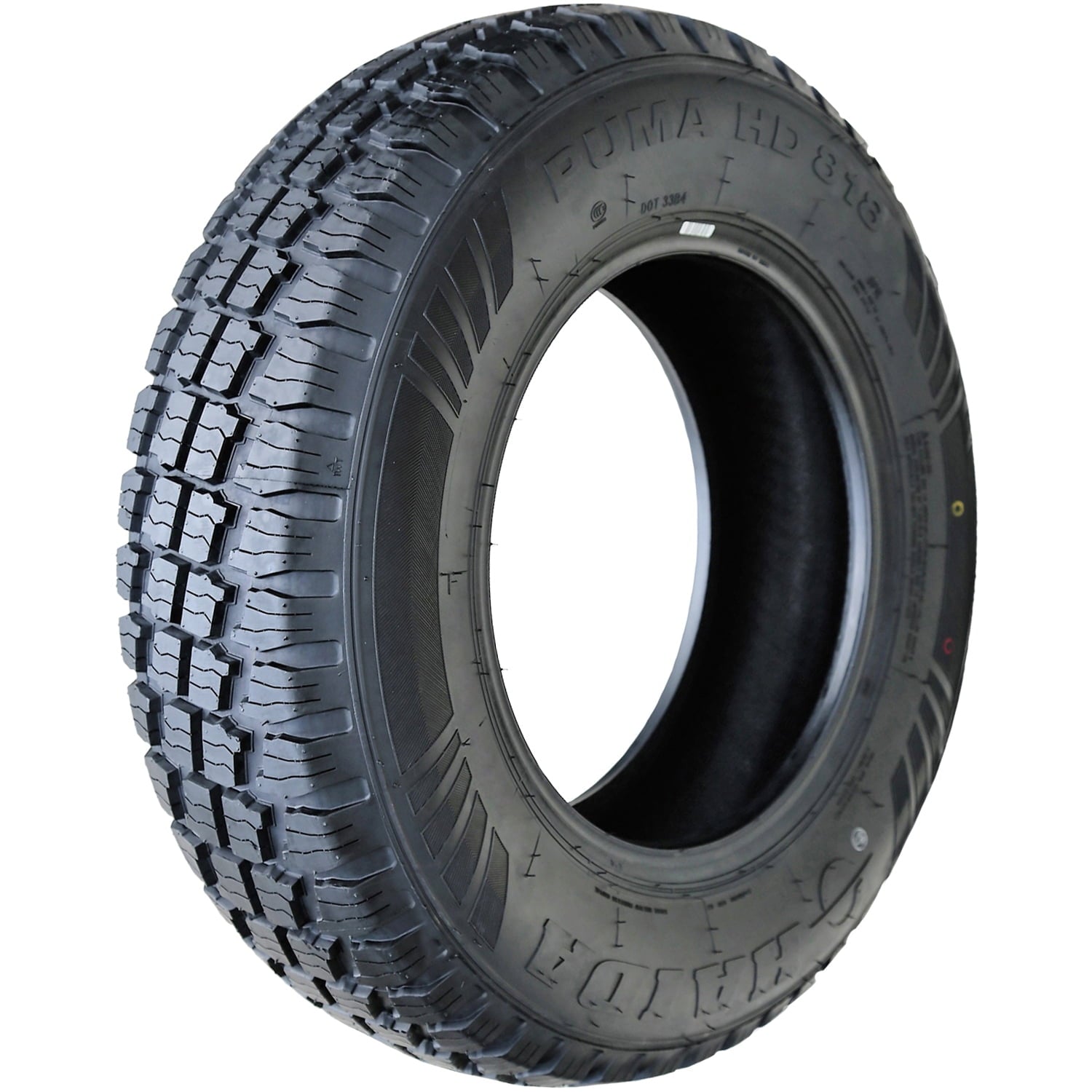 Haida Puma HD818 LT 215/75R15 Load D 8 Ply MT M/T Mud Tire Fits: 1995 Jeep Wrangler Rio Grande, 1997-2001 Jeep Wrangler Sport
