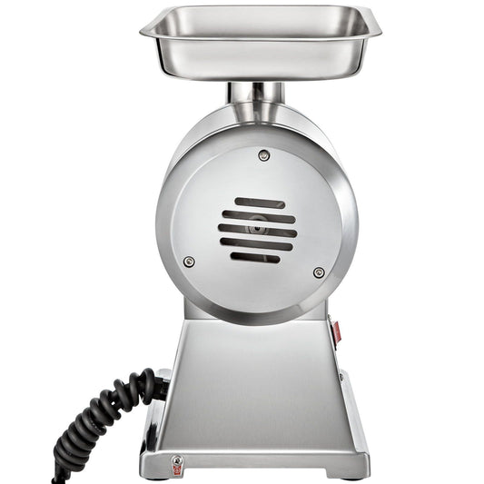 Heavy Duty 1100W Electric Meat Grinder, 550LB/h Commercial Grade Stainless Steel Mincer with 2 Blades, Grinding Plates & Stuffing Tubes, 220 RPM