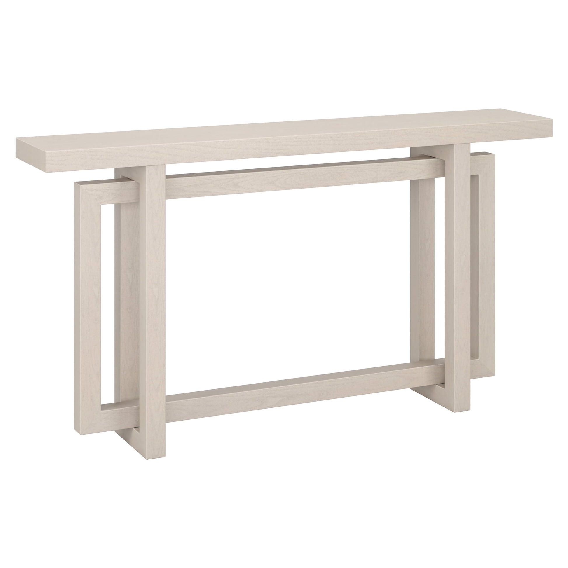 Henn&Hart 55" Alder White MDF Console Table