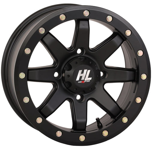 High Lifter by STI HL9 Beadlock 14x7 ATV/UTV Wheel - Matte Black (4/156) - 6+1