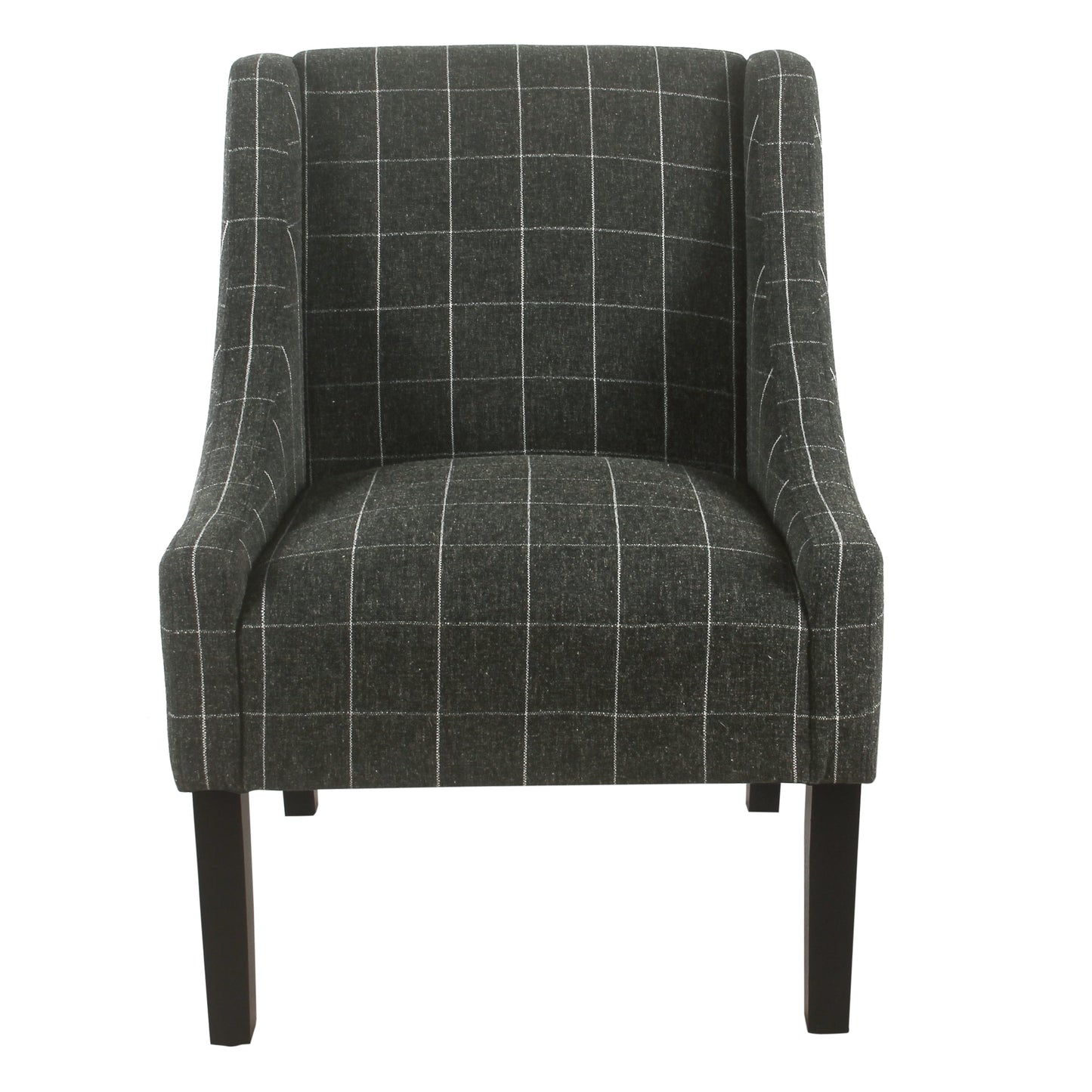 HomePop Modern Swoop Accent Armchair