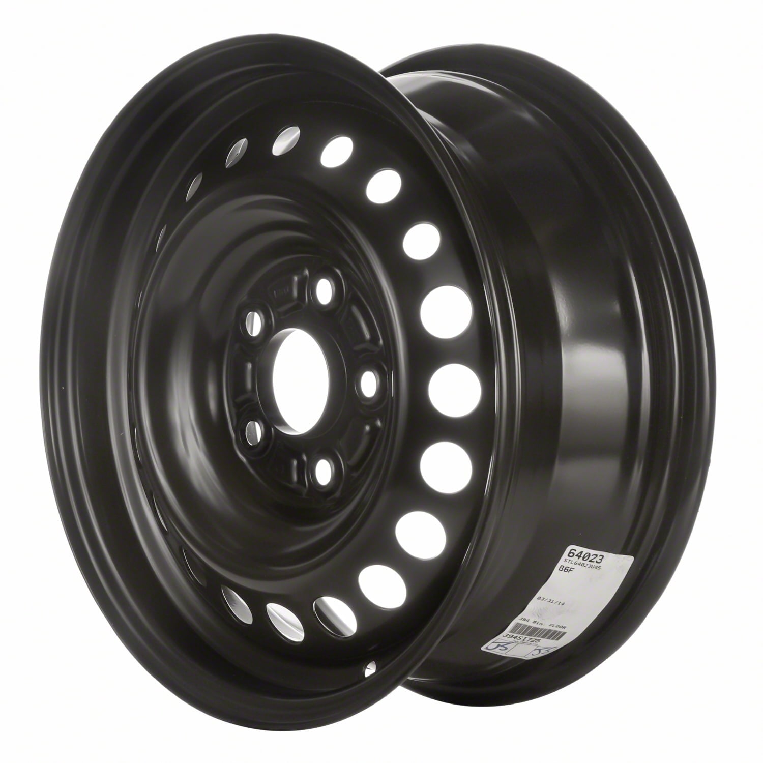 Honda Civic Wheel 2012-2014 15" Factory OEM Black 42700TR0A02