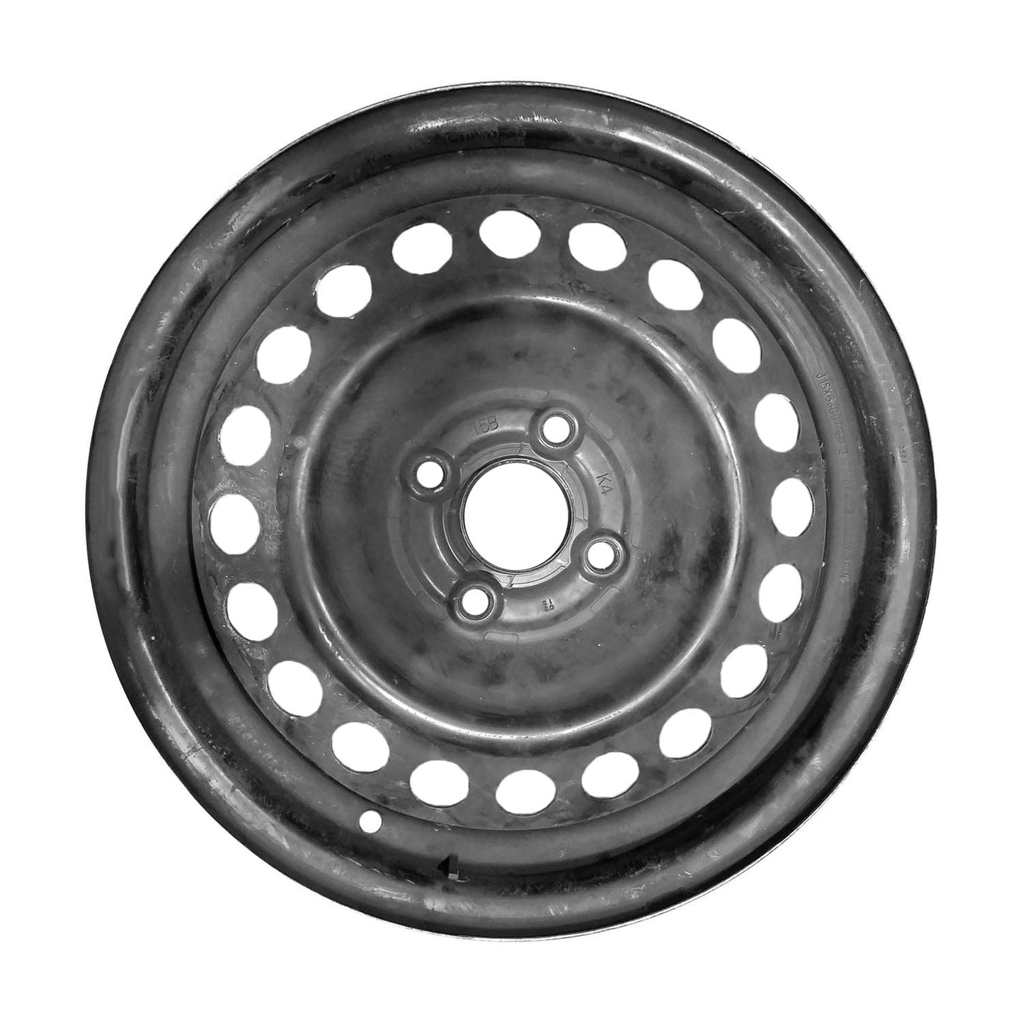 Honda Fit Wheel 2017-2019 15" Factory OEM Black 99066U45