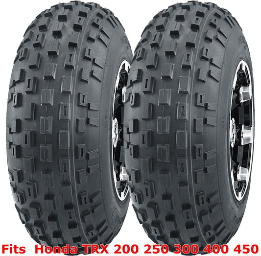 Honda TRX 200 250 300 400 450 ATV 2 front 21x7-10 21x7x10 Knobby tires