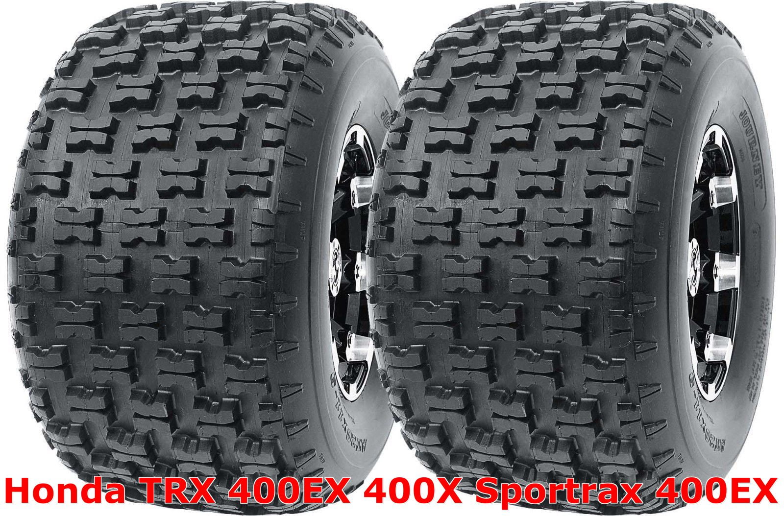 Honda TRX 400EX 400X Sportrax 400EX Set 2 Rear 20x10-9 20x10x9 Sport ATV Tires
