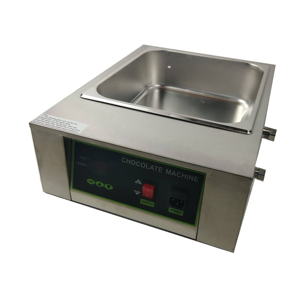 INTBUYING 110V 10L Commercial Electric Chocolate Warmer Boiler Tempering Machine