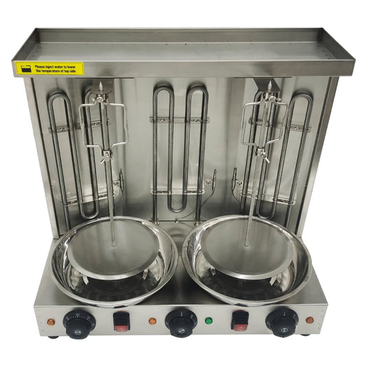 INTSUPERMAI INTSUPERMAI Electric Turkish Barbecue Grill Machine Shawarma Doner Kebab Machine