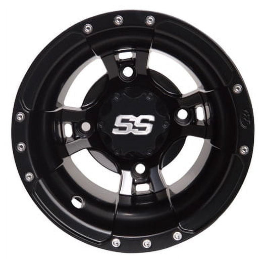 ITP SS112 Sport ATV Wheel Matte Black 9x8 (0928385536B)